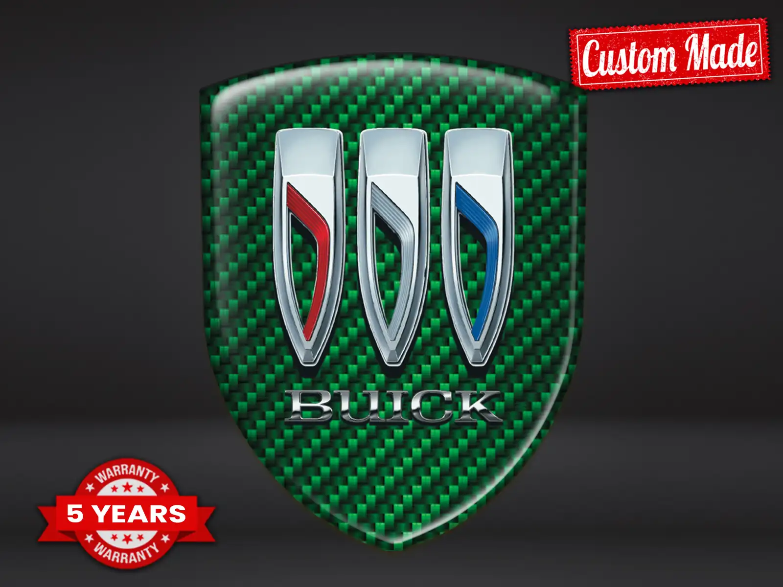 Buick Heckscheibenaufkleber Racing Stabil Exklusiv